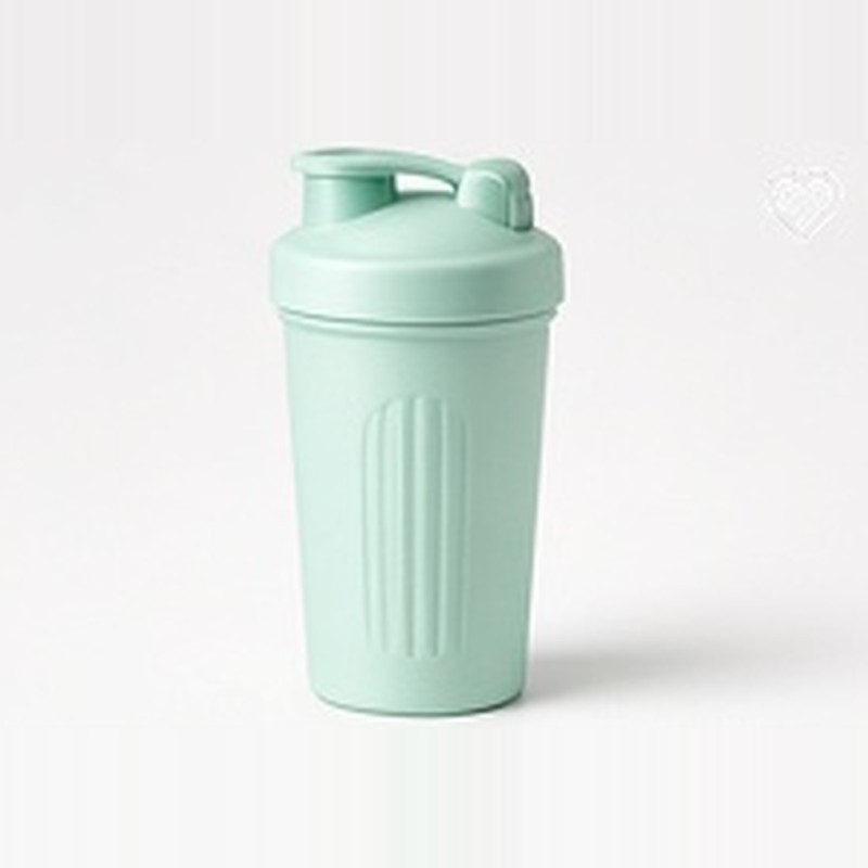FitFlow Plastic Shaker, mint body with a flip lid